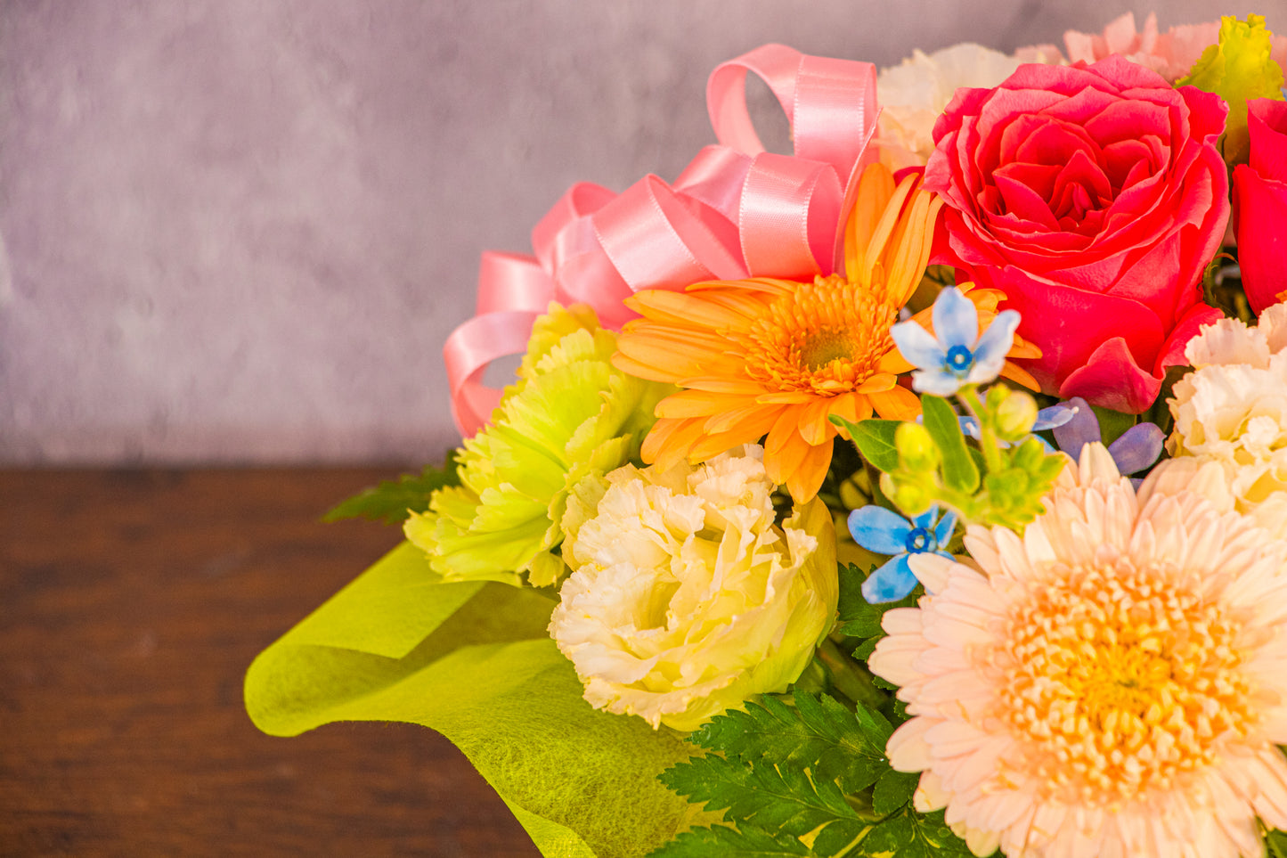 【アレンジメント】赤・ピンク系(¥13,200)※「東京23区」お届け限定