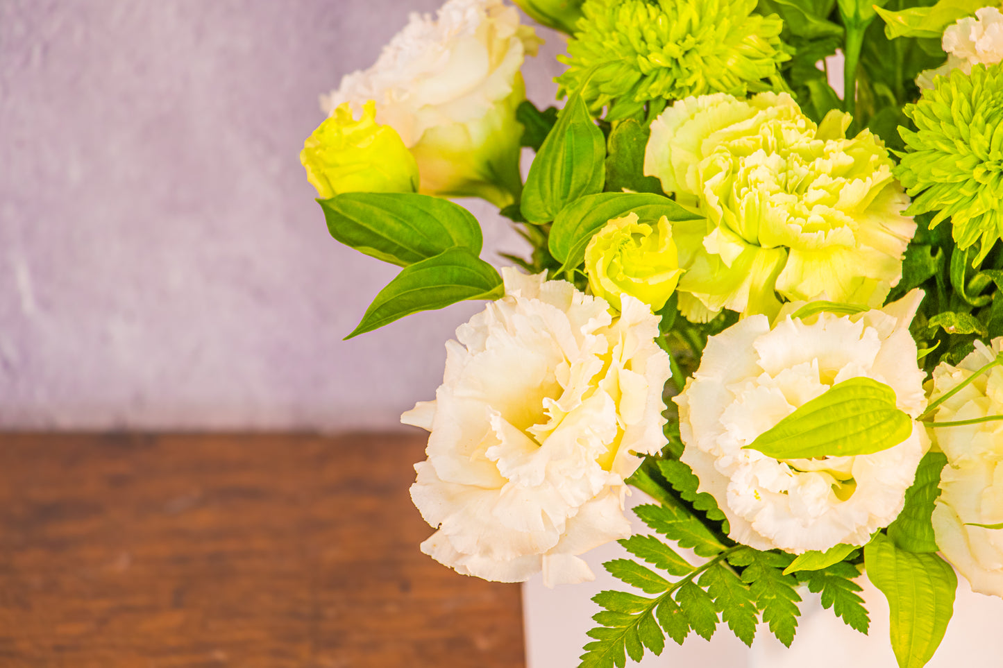 【アレンジメント】白系(¥15,400)※「東京23区」お届け限定