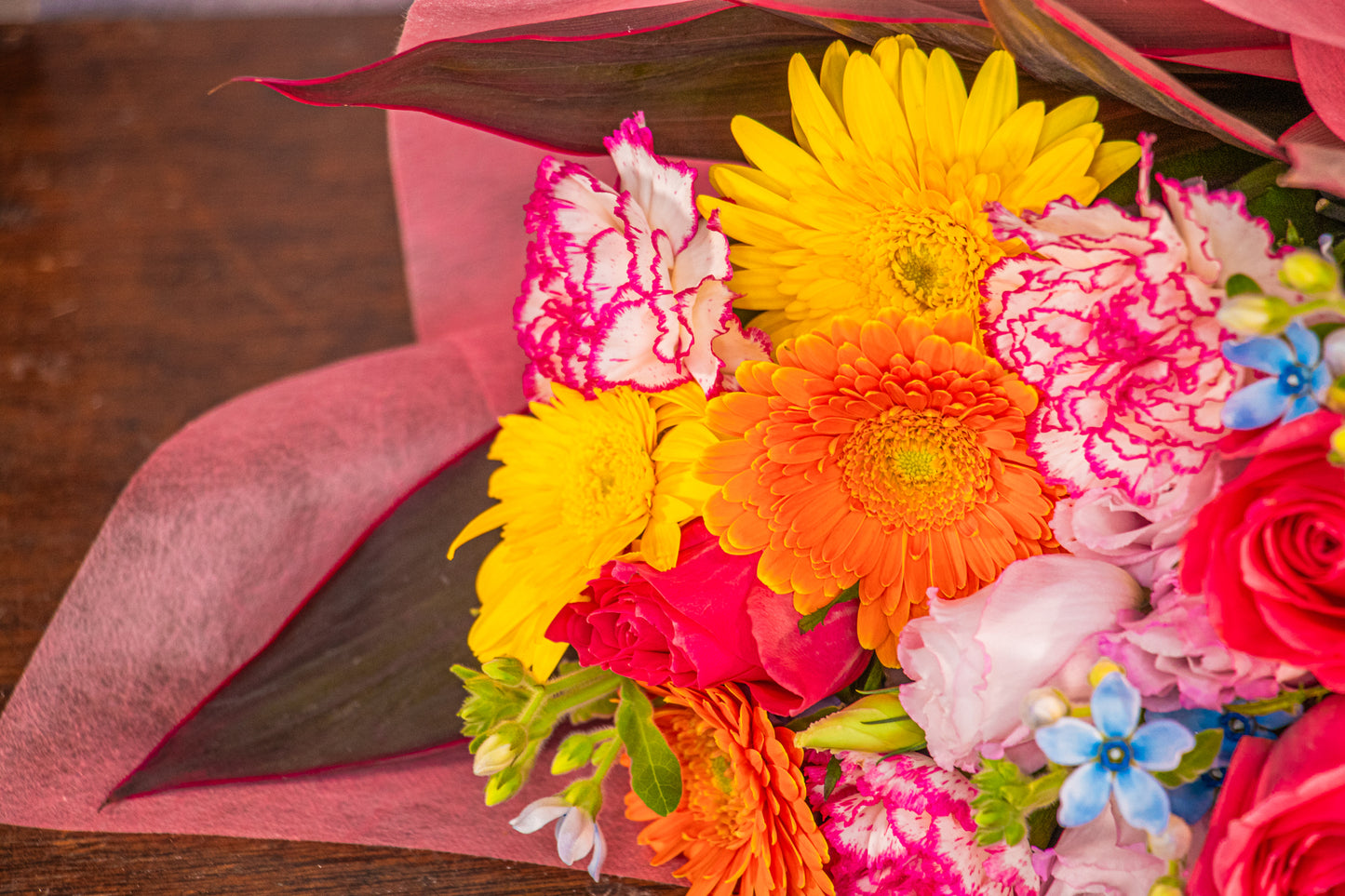 【花束】赤系(¥13,200)※「東京23区」お届け限定