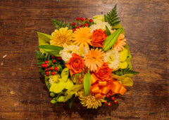 【アレンジメント】オレンジ系（￥13,200）※「東京23区」お届け限定
